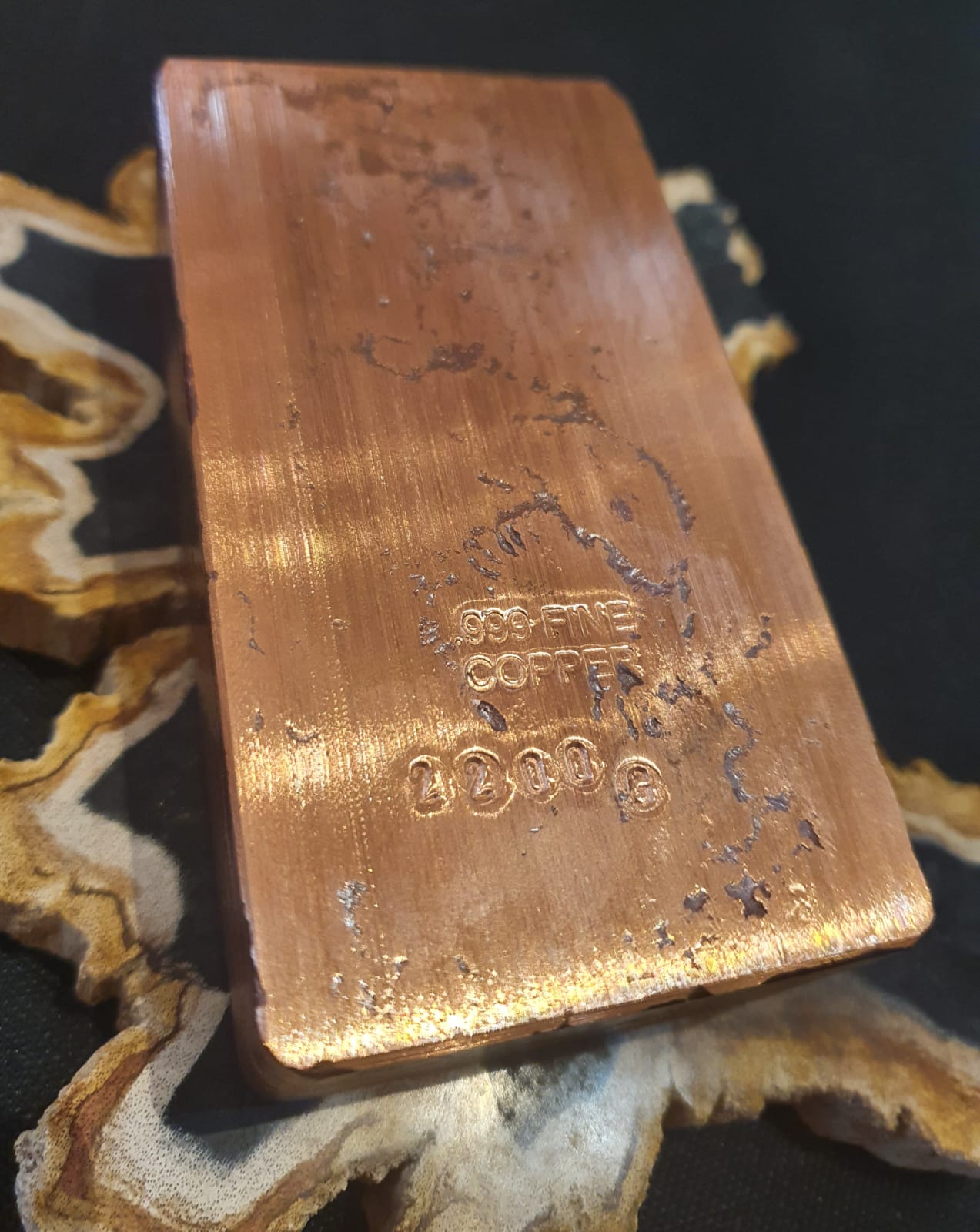 Kupferbarren 2140-2500 g | 99,9 % rein - Kupfer